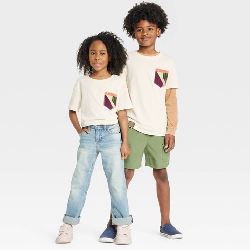 Black History Month Kids' Short Sleeve Pocket T-Shirt - Cream XS