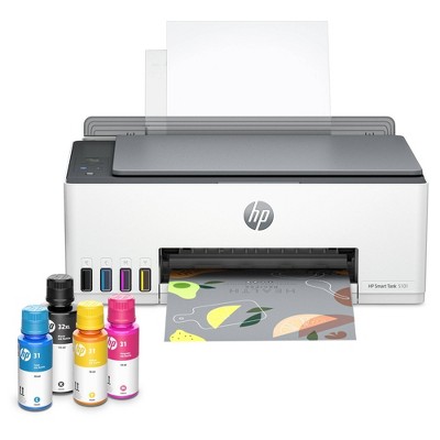 HP Smart Tank 5101 Wireless All-In-One Color Refillable Supertank Printer, Scanner, Copier (1F3Y0A)