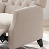 CENGHU Modern Recliner Chair in Fabric, Adult Sofa Chair, Recliner Chair for Adult, Mid Century Modern Pushback Chair for Living Room, Bedroom - 3 of 4