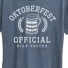 Women's - Instant Message - Oktoberfest Official Bier Taster Short Sleeve Graphic T-Shirt - 2 of 4