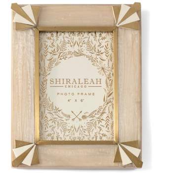 Shiraleah Ariston Corner Detail Ivory 4x6 Picture Frame
