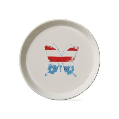 tagltd Butterfly 4Th Of July Appetizer Plate