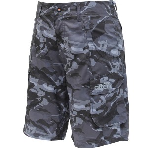 AFTCO Tactical Fishing Shorts Black Camo, 32 - 1 of 4