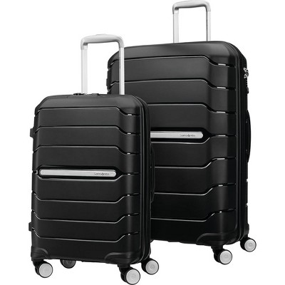Samsonite Freeform Hardside Expandable Spinner Luggage 2PC Set(21/28-Carry-on/Large) Black