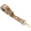 Wrapables Wide Adjustable Crossbody Handbag Strap, Women's Replacement Bag Strap for Purses, Tan & Gray Deco - 3 of 4