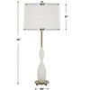 Uttermost 30235 Annora Glossy White Table Lamp - 3 of 4