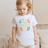 The Juniper Shop Mini Smiley Smile and Be Kind Aria Toddler Short Sleeve Tee - 3 of 4