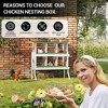 Chicken Nesting Boxes, 6/8-Hole Nesting Boxes, Metal Chicken Laying Box with Roll Out Egg Collection with Vented Holes for Hens - 4 of 4