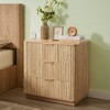 NicBex Modern 6/3-Drawer Dresser & TV Stand with Curved Wave Design, Wood Chest of Drawers for Bedroom, Living Room & Entryway - 4 of 4