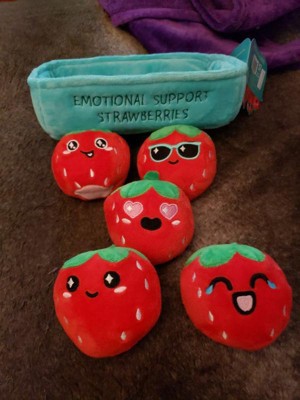 Emotional Support Strawberries 🍓 #tiktokshopcybermonday #plush #asmr, Plush