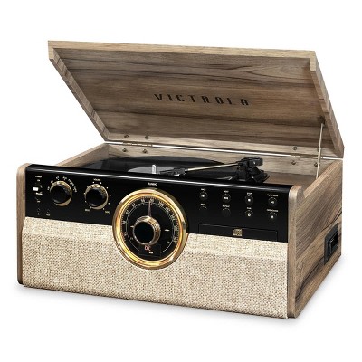 victrola 6 in 1 turntable external speakers