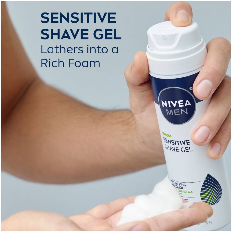 Nivea Men  Sensitive Skin Shave Gel with Vitamin E - 7oz, 4 of 16