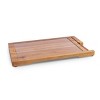 Toscana Acacia Wood Ventana Tempered Glass and Acacia Cheese Board and Knife Set - 3 of 4