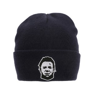 John Carpenter’s Halloween Michael Myers Navy Cuff Beanie - 1 of 4