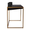 MDF Modern Writing Desk with Flip-Top Compartments and Hidden Storage - 4 of 4