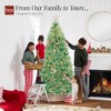 Best Choice Products Pre-Lit Sage Green Christmas Tree, Artificial Full Holiday Decoration w/ Incandescent Lights - 4 of 4
