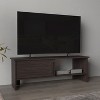 Vynxaria Modern TV Stand, 1 Door, 1 Shelf, Clean Lines Design - 3 of 4