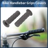 Unique Bargains Bike Handlebar Grips Covers 4.72" Gray 1 Pair - 2 of 4