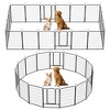 APRILSOUL 16 Panels Heavy Duty Metal Playpen with Self-Locking Gate, Pet Exercise Pen for Outdoor and Indoor, Exercise Pen for Large Dogs - 3 of 4
