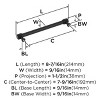 Amerock Farewind Pull for Cabinets, Drawers, and Furniture - 3 of 4