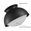 Claxy Black Glass Ceiling Light Flush Mount Fixture - 4 of 4