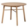 Baxton Studio Denmark Mid-Century Modern French Oak Brown Finished Rubberwood Dining Table - 2 of 4