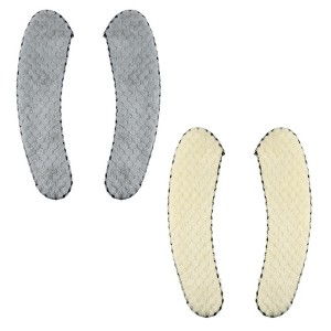Unique Bargains 2 Pair Toilet Seat Cover Pad Bathroom Warm Toilet Seat Cushion Washable Reusable - 1 of 4