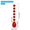 Unique Bargains Crystal Pendants Teardrop Beads for DIY Lamp Arts Crafts Decoration 6 Pcs - 2 of 4