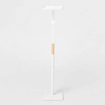 Stone RRB by WS Bath Collections, Freestanding Reserve Toilet Paper Holder  in Matte White