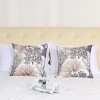 PiccoCasa Modern Coral Beach House Home Decorative Pillow Cover 18"x18" - 3 of 4