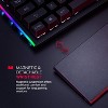 Monster Alpha 5.0 LED Mechanical Gaming Keyboard, RGB Backlit Keys, Anti-Ghosting, Programmable Lighting, Magnetic Palm Rest, Media Keys for PC - 4 of 4