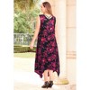 Catherines Women's Plus Size Anywear Reversible Crisscross V-Neck Maxi Dress - 3 of 4