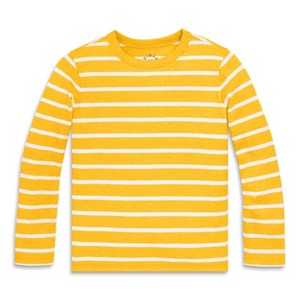Primary Kids Heathered Long Sleeve Stripe Tee - 1 of 1