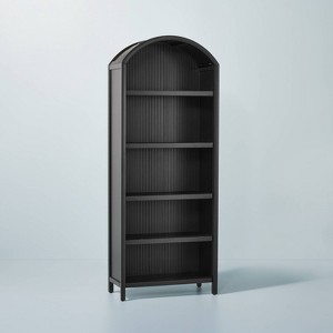 Grooved Wood Arch Bookcase - Hearth & Hand™ with Magnolia - 1 of 4