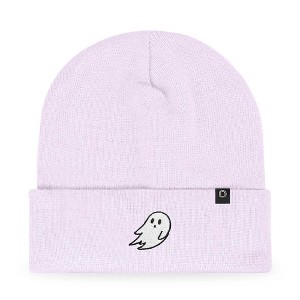 Dalix Ghost Embroidered Beanie Hat Knit Cap Cold Weather Womens - 1 of 4
