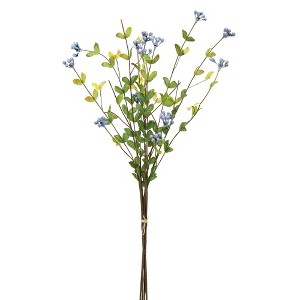 Blue Berry Foliage Spray (Set of 12) - 1 of 3