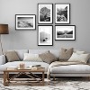 Americanflat 16x22 Picture Frame with Polished Plexiglass - Set of 5 - Use as 12x18 Frame with Mat or 16x22 Frame Without Mat - Black - 2 of 4