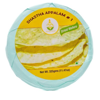 Shastha  Appalam-1  Pack of 2 , Each 325 Gms