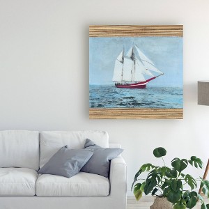 Naomi Mccavitt 'Seagrass Nautical I' Canvas Art - Trademark Fine Art - 1 of 4