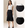 INSPIRE CHIC Women's Office Work Bodycon Fishtail Midi Skirts - 2 of 4