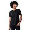 Merry & Bright Text
 Women's Crew Neck Short Sleeve Crop Tee - 3 of 3