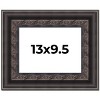 PosterPalooza | Photo Size 3.5" Wide Ornate Black Frame - UV Acrylic, Foam Board Backing, Hanging Hardware - 2 of 4
