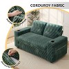 Dyonery 65.5 inch Convertible Sleeper Sofa Bed with Arm Storage,Pull Out Couch Bed with USB Port,Reclining Backrest,Tool-Free Assembly,Modern Loveseat - 4 of 4