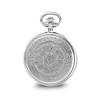Black Bow Jewelry Charles Hubert Chrome-finish White Dial Three Hands Pocket Watch - 3 of 4