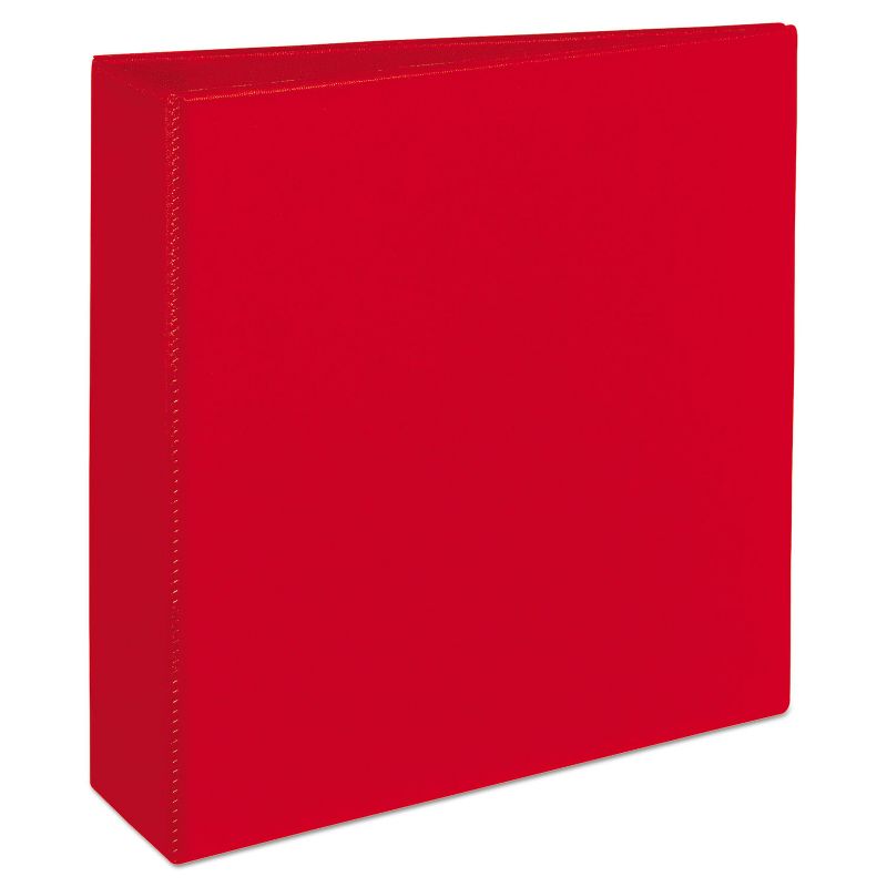 Avery Heavy-Duty Binder with One Touch EZD Rings 11 x 8 1/2 3" Capacity Red 79583, 3 of 9