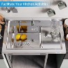 GustoWave Utility Sink, Stainless Steel Kitchen Sink for Restaurant Laundry Room Bathroom Garage Garden, Silver - 3 of 4