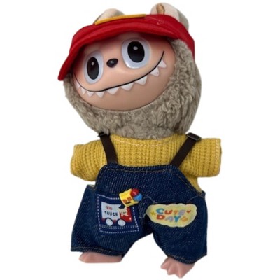 Doll Clothes Superstore Cute Days Ahead! 3-Piece Jean Outfit with Truck Theme for 17.5 cm Labubu Dolls