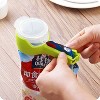 2 PCS Food Snack Storage Seal Sealing Pour Bag Clips Sealer(Green) - 4 of 4