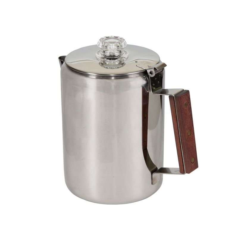 Stansport Stainless Steel Percolator Coffee Pot 9 Cups, 3 of 13