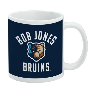 Bob Jones University Bruins Logo Ceramic Coffee Mug Novelty Gift Mugs for Coffee Tea and Hot Drinks 11oz White